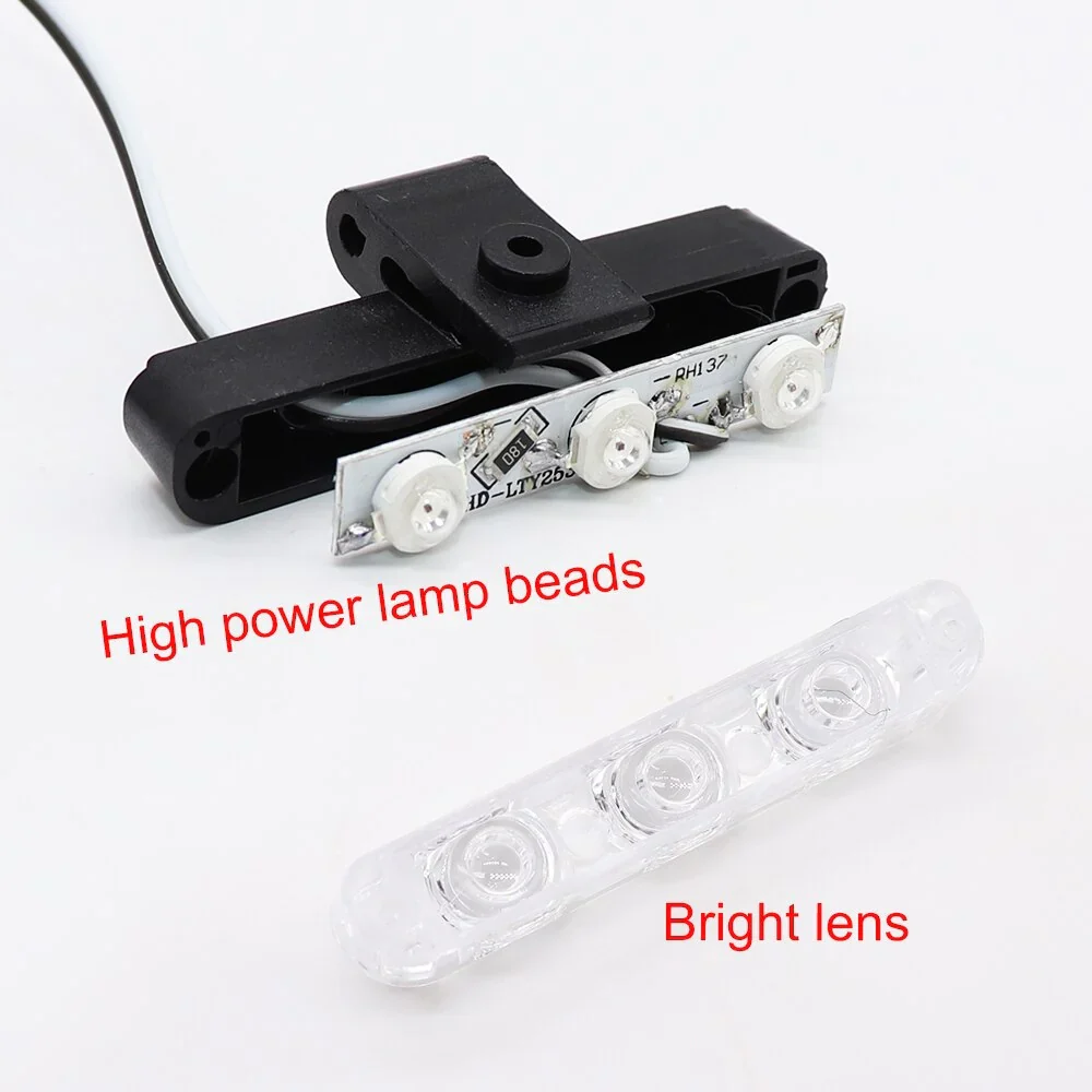 16 LED Wireless Remote Control 12V White Strobe Lights  White Flasher 4 in 1 Lights