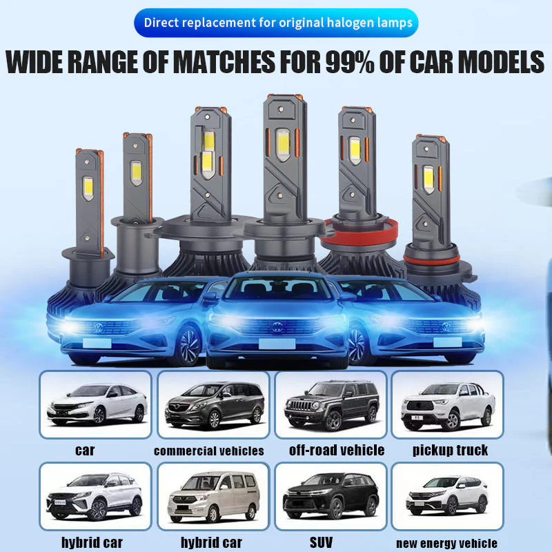 V80 Pro Swirl LED Chip V2 1500 Watt Bright White LED Light for Car