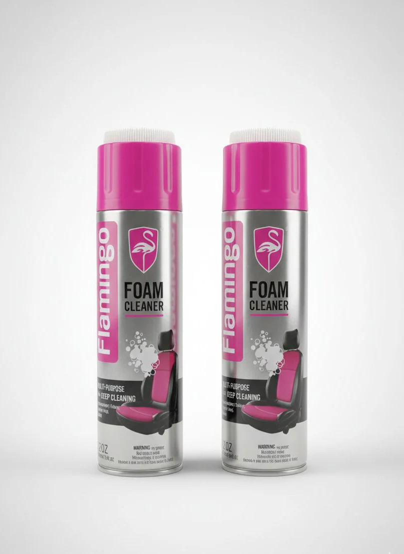 FLAMINGO SPRAY CAR SEAT FOAM CLEANER